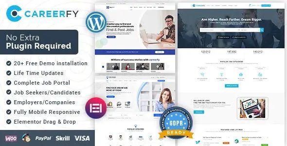 Careerfy theme